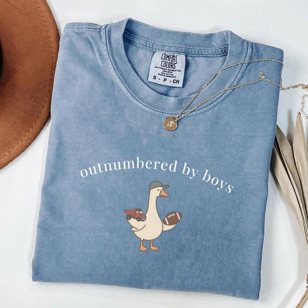 Boy Mom Goose Shirt, Boy Mom Shirt, Boy Mama Gift